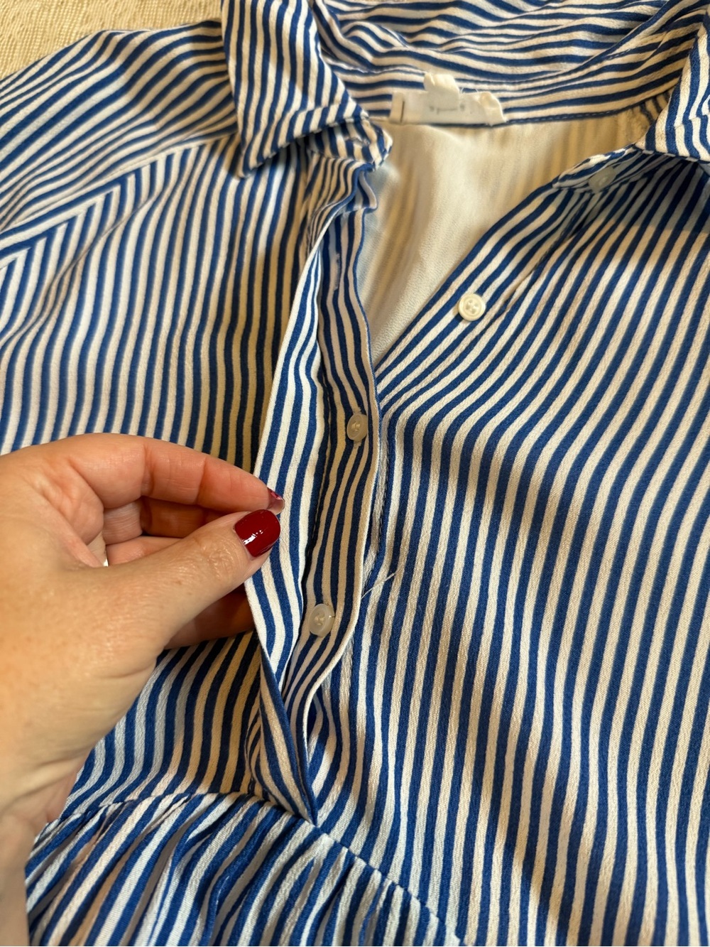 A loves A striped collared shirt dress - Picture 8 of 11